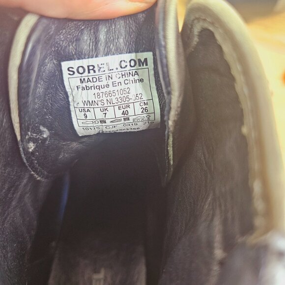 Sorel Blake Waterproof Lace-Up Boots Booties Wool Suede - Picture 6 of 7